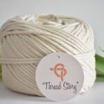 Macramé Thread Off White Twisted Thread 3 Ply 4MM