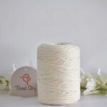 Macramé Thread Off White Single Ply 4MM