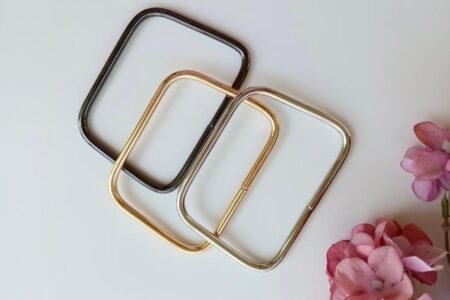 Rectangle Metal Bag Handle - (2Pc)