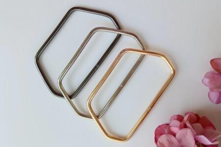 Trapezoidal Metal Bag Handle (2Pc)