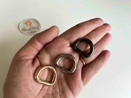 D rings- Golden, Silver & Black (set of 2pc)