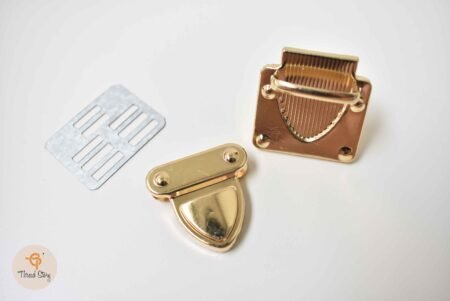 Bag clip lock (Design 2) - Golden & Black