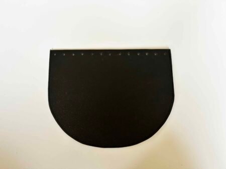 Artificial leather Bag Flap- Half Round