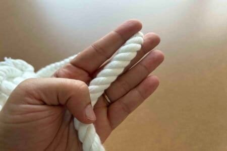 Twisted 10MM Rope Pure White