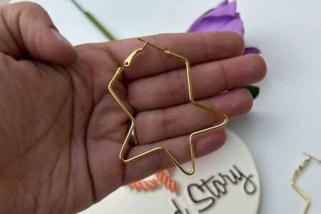 Star Shape Earring Hoop