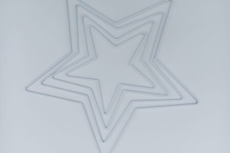 Metal Rings Star- 2 Pcs
