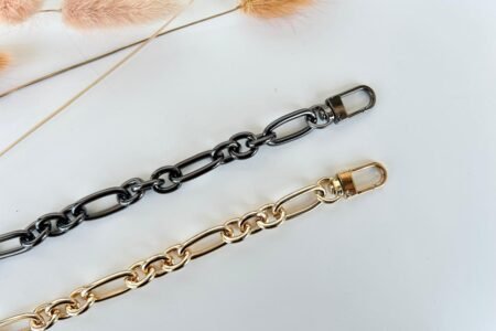 Bag chain with lock- Golden and Black (Type 4)