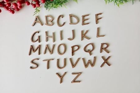MDF Alphabets
