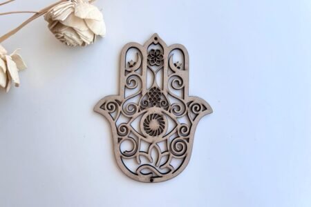 Hamsa - MDF Cutout - 1 Pc