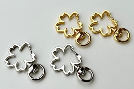 Flower Shaped Key Chain Buckles - 2 Pc