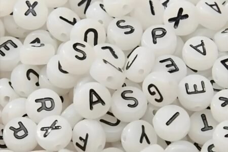Custom Acrylic Alphabet Beads – (Mentioned price is per bead/letter)