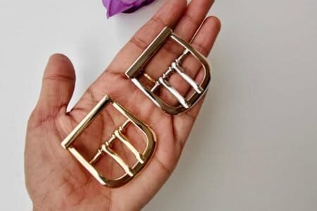 Belt Buckle - Golden & Silver (1 Pc)