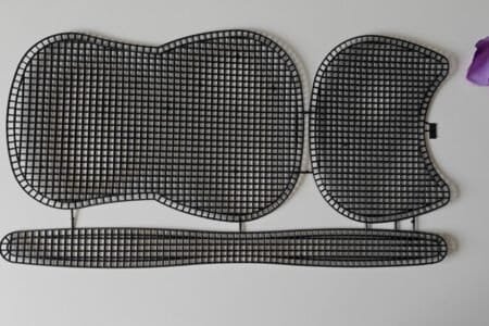 Mesh Canvas Sheet Design - 2 Color