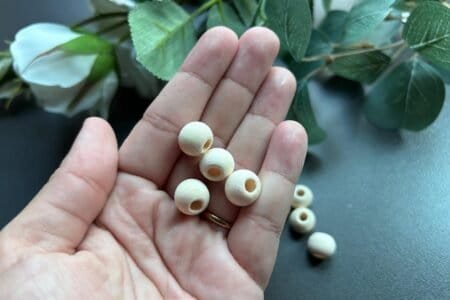 12mm Round Wood Bead (20 Beads)